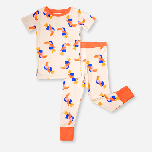 Toucan Short Sleeve Pajama Set