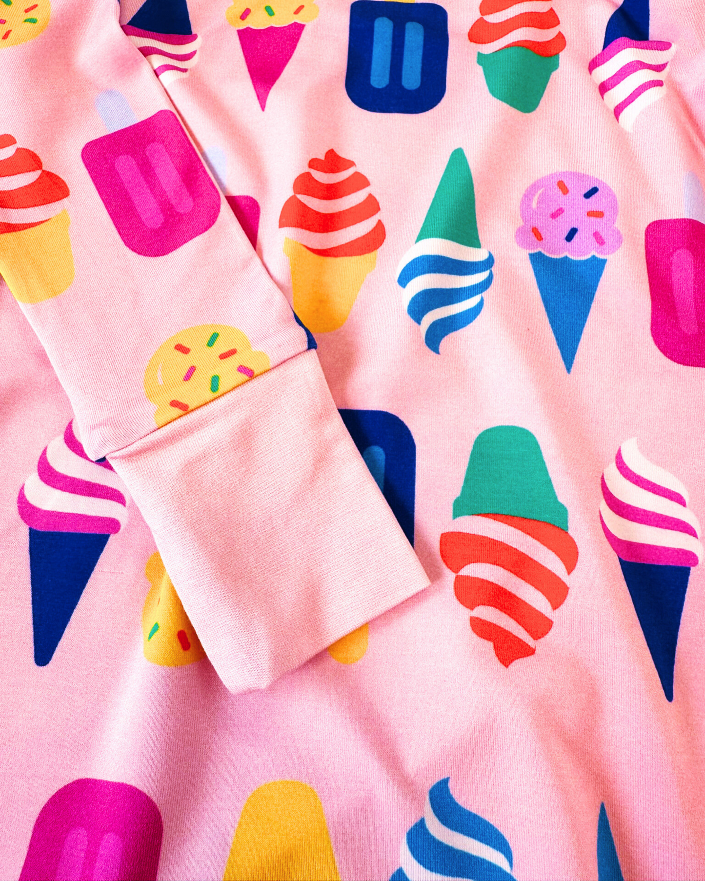 Sweet Treat Pink Two-Piece Pajama Set