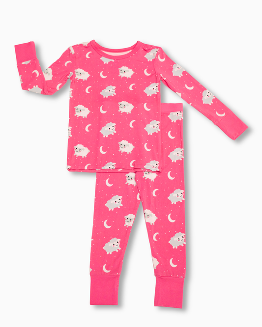 Sheep Dreams Bamboo Long Sleeve Two-Piece Pajama Set