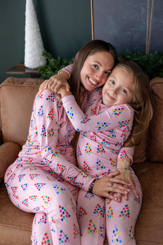 Gumdrop Tree Pink Women’s Pajama Set