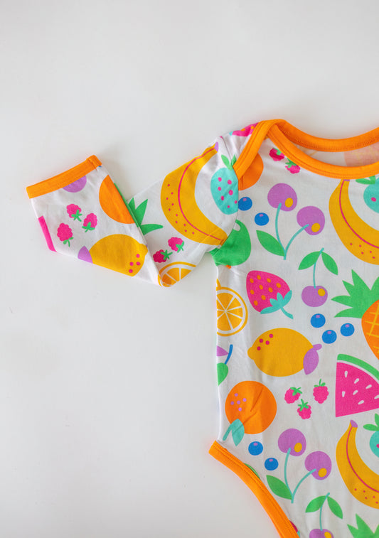 Fresh Squeezed Long Sleeve Onesie