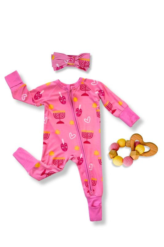 Shine Bright Pink Baby Set