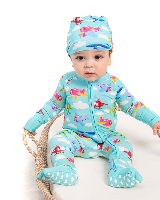 Frequent Flyer Airplane Bamboo Zippy