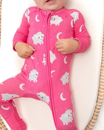 Sheep Dreams Bamboo Zippy