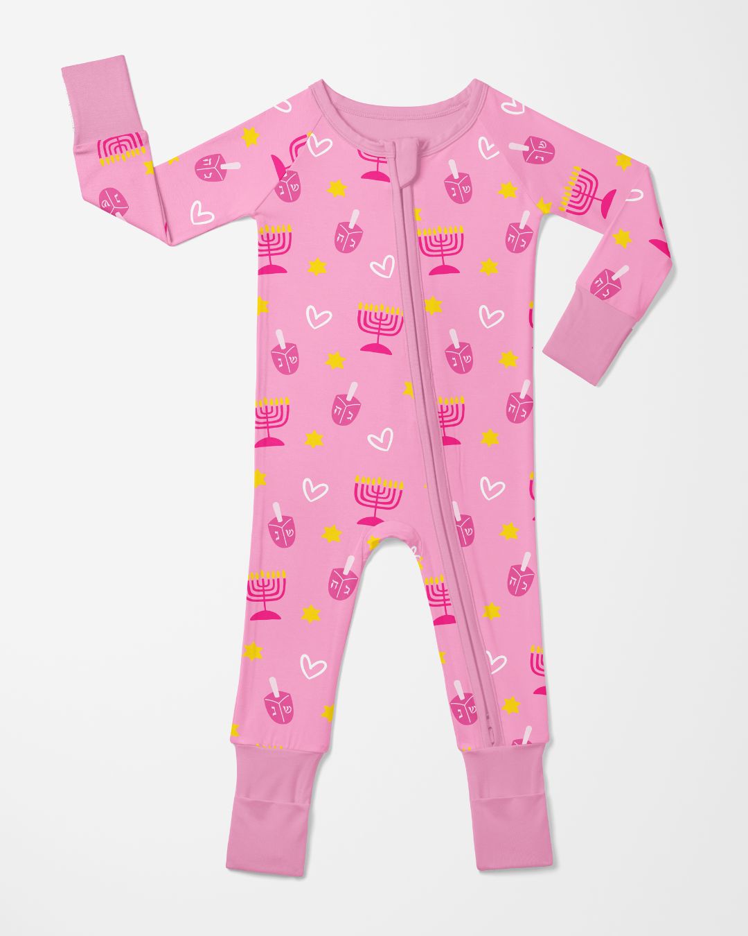 Hanukkah Shine Bright Pink Zippy