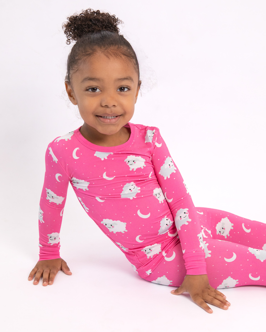 Sheep Dreams Bamboo Long Sleeve Two-Piece Pajama Set