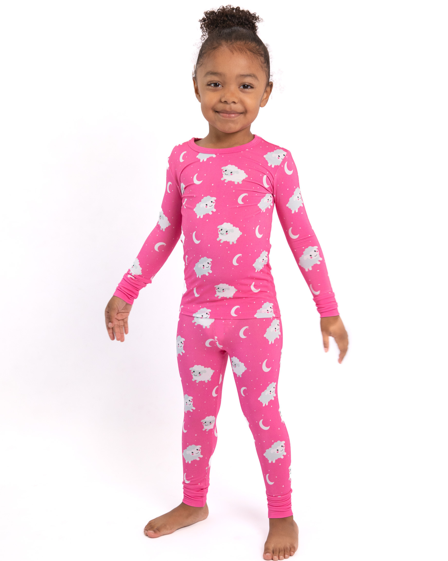 Sheep Dreams Bamboo Long Sleeve Two-Piece Pajama Set