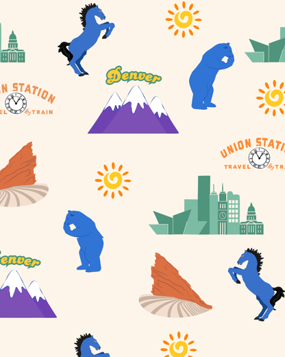 Special Edition Denver Landmarks Bamboo Zippy