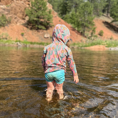 Desert Bloom UPF 50 Kid's Sun Hoodie