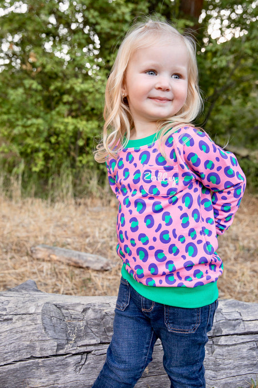Wild Pink Bamboo Sweater