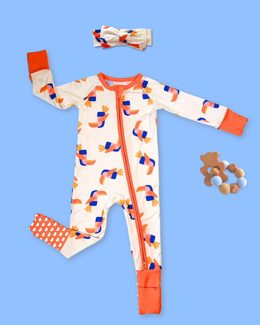 Toucan Newborn Gift Set - with Bow