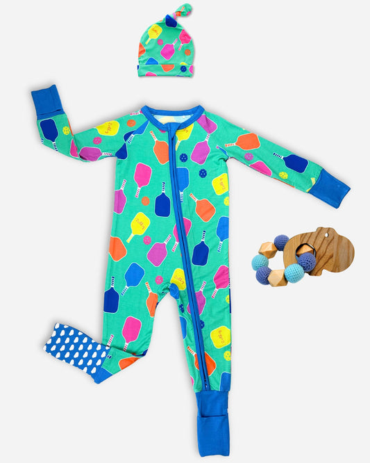 Pickleball Newborn Gift Set - with Hat