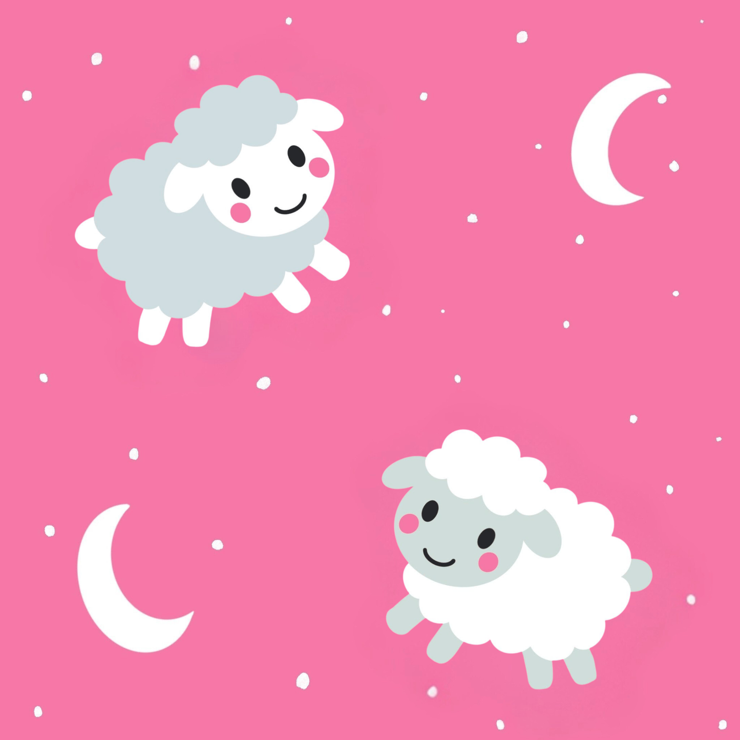 Pink Sheep Bamboo Zippy