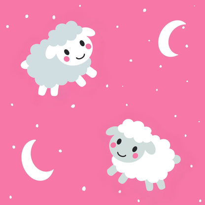 Pink Sheep Bamboo Zippy