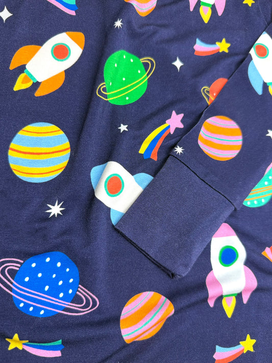 Cosmic Blast Two-Piece Pajama Set