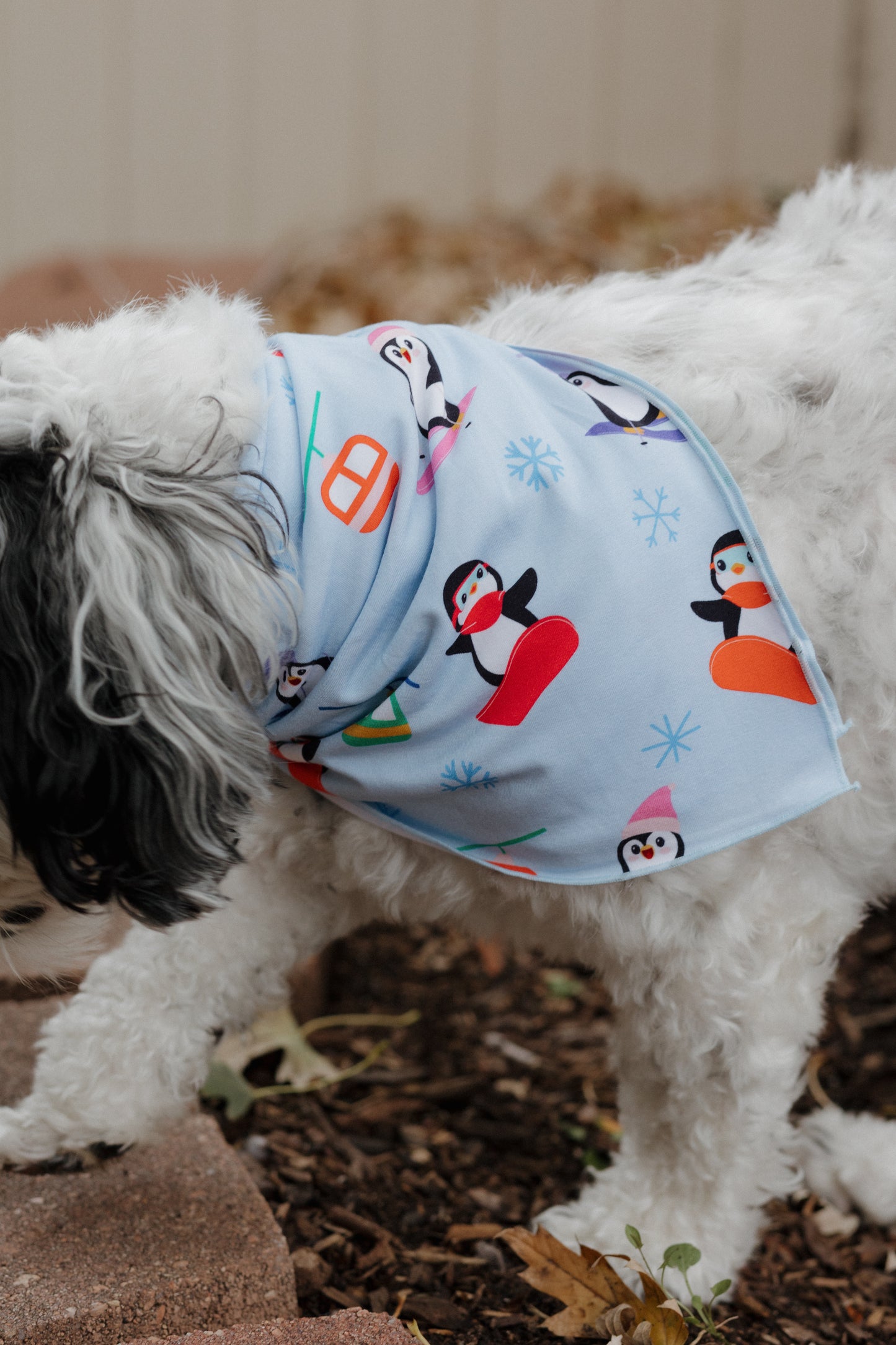 Polar Penguins Dog Bandana