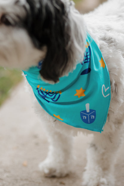 Shine Bright Blue Dog Bandana