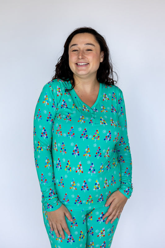 Gumdrop Tree Green Women’s Pajama Set