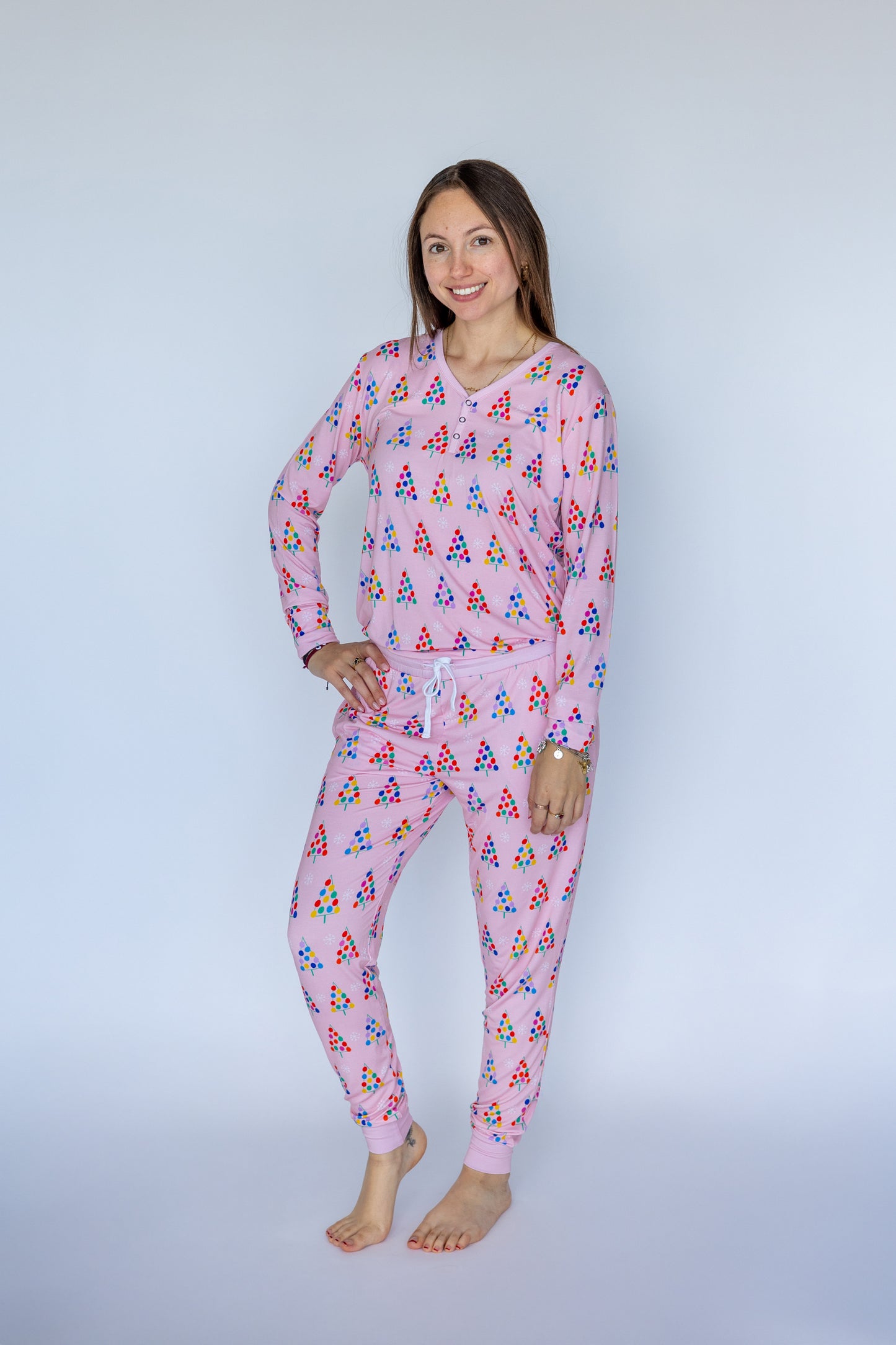 Gumdrop Tree Pink Women’s Pajama Set