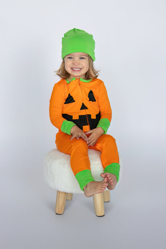 Pumpkin Patch PJ + Hat Costume Set