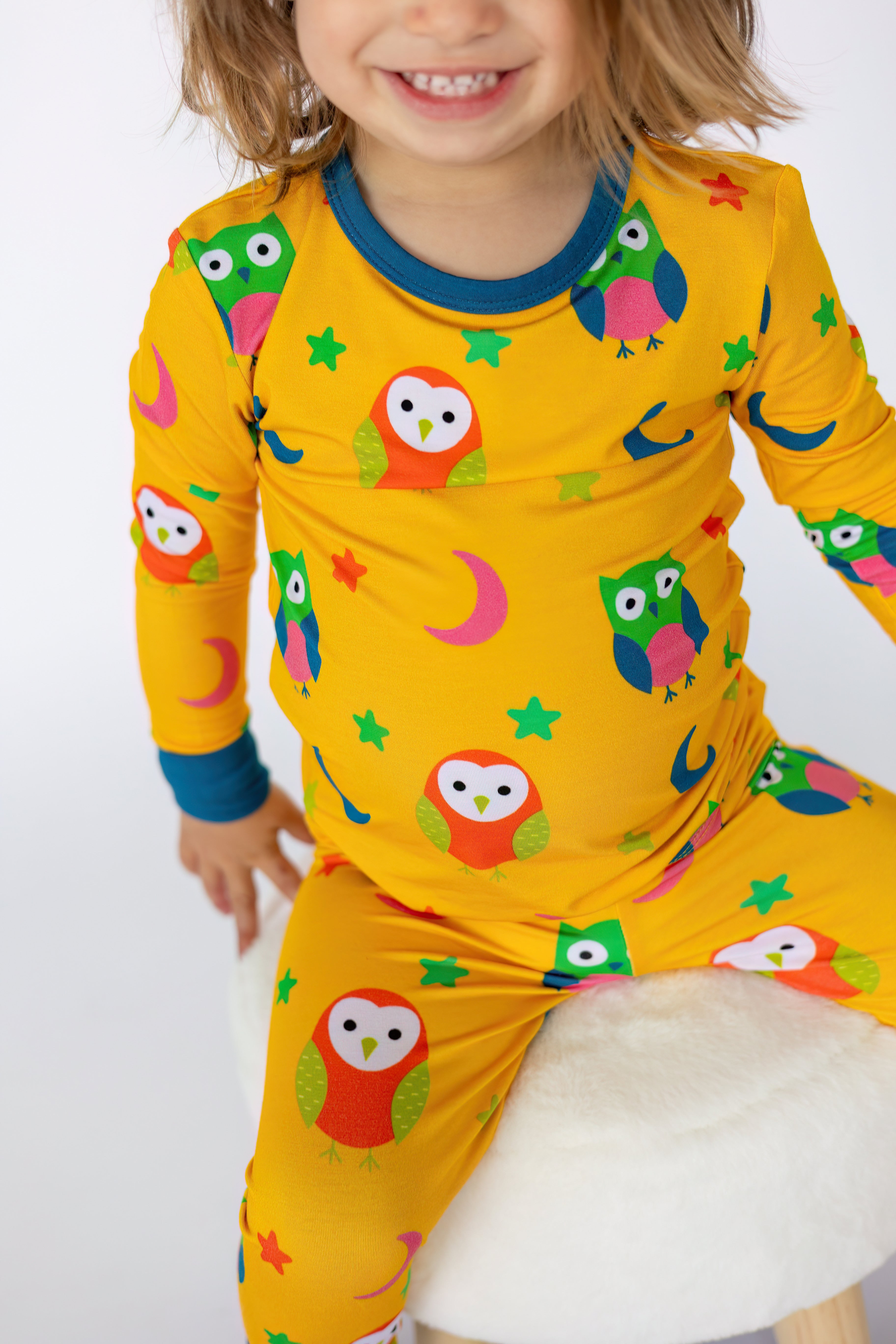 Twilight Hoots Owl Bamboo Pajamas Collection – Zolly Kids
