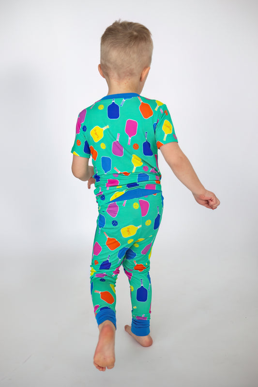 Pickleball Short Sleeve Pajama Set
