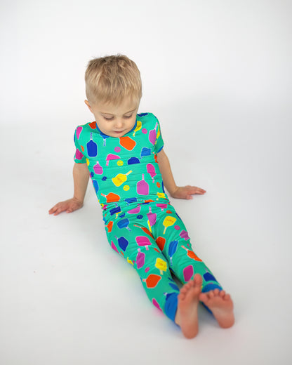 Pickleball Short Sleeve Pajama Set
