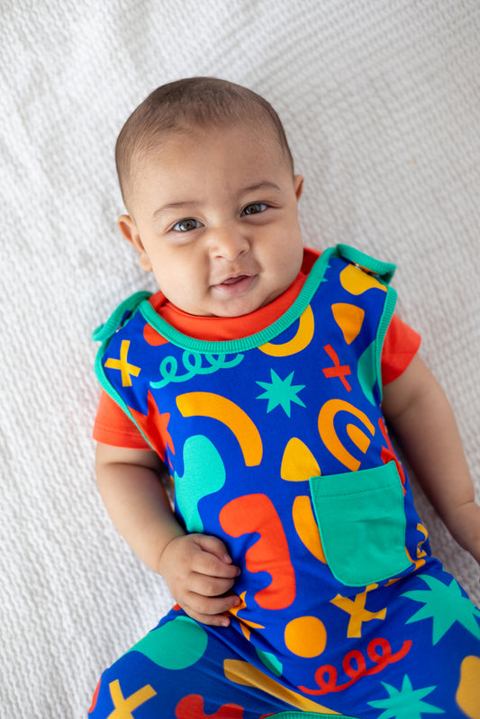 Ziggles Organic Overall Set