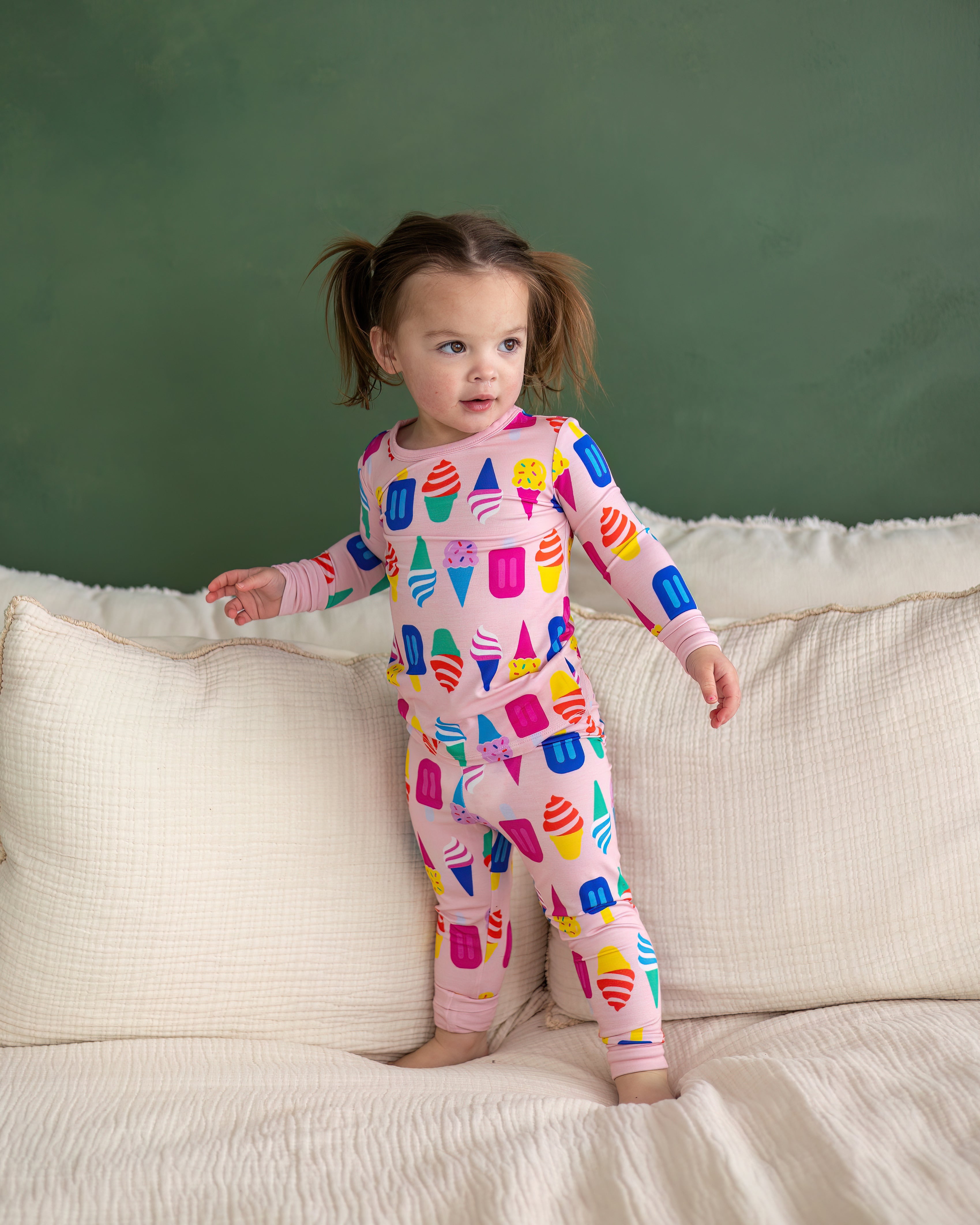 Sweet Treat Pink Two-Piece Pajama Set – Zolly Kids