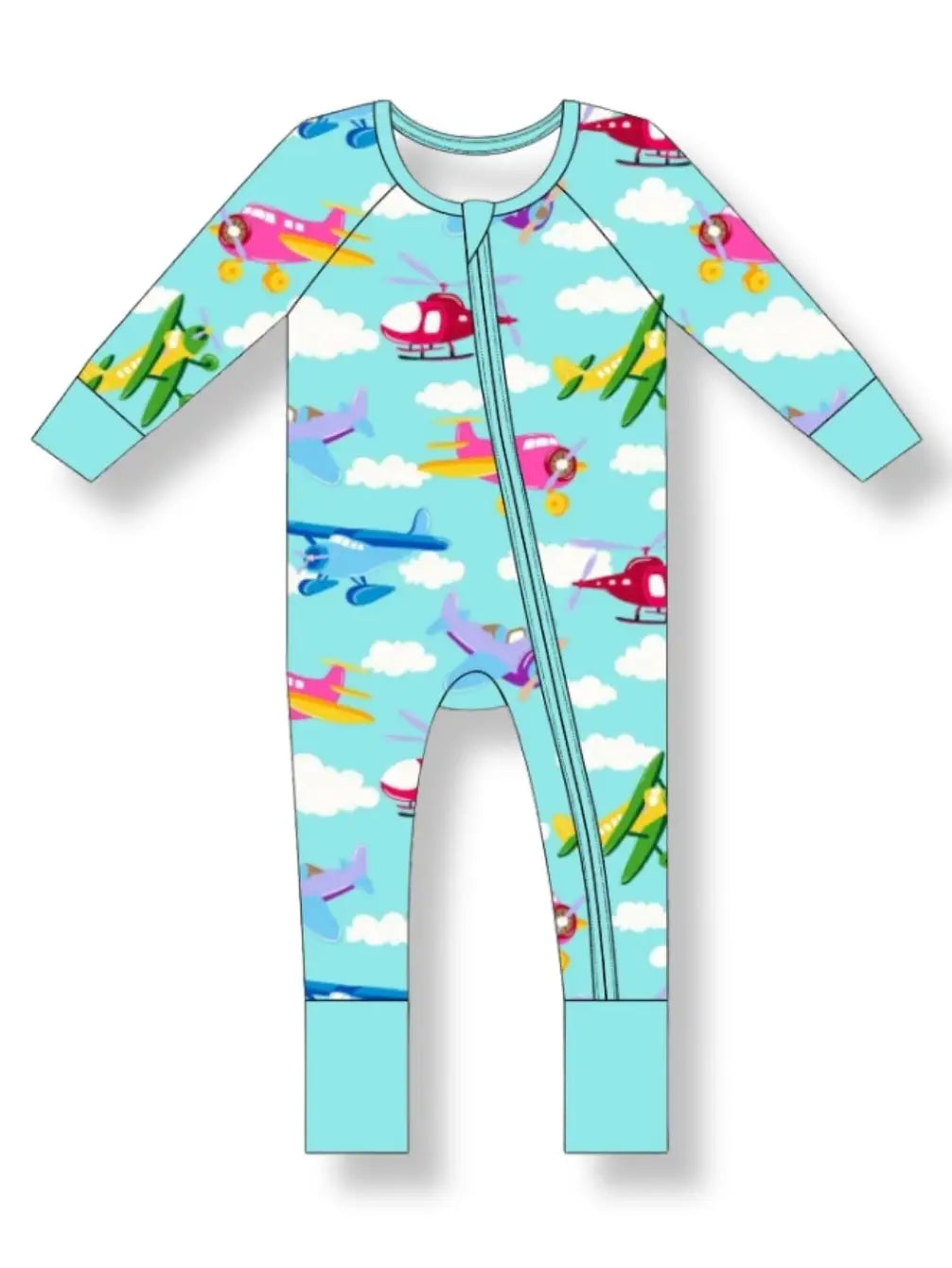 Airplanes Bamboo Zippy
