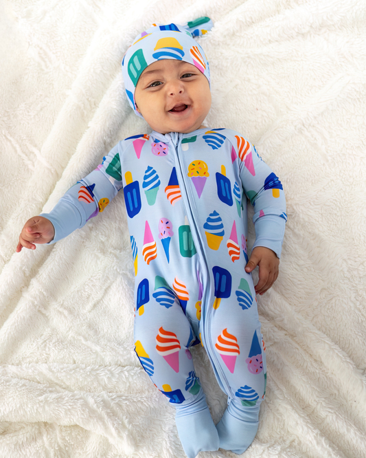 Sweet Treat Blue Bamboo Zippy