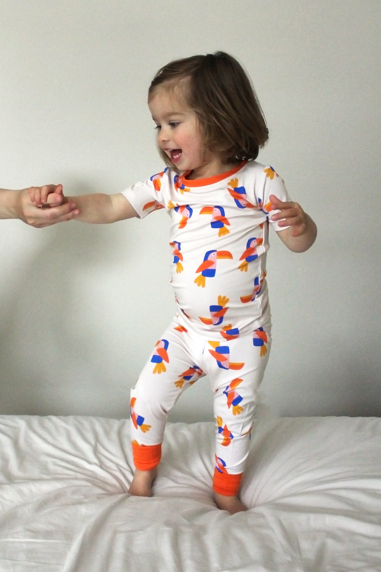 Toucan Short Sleeve Pajama Set